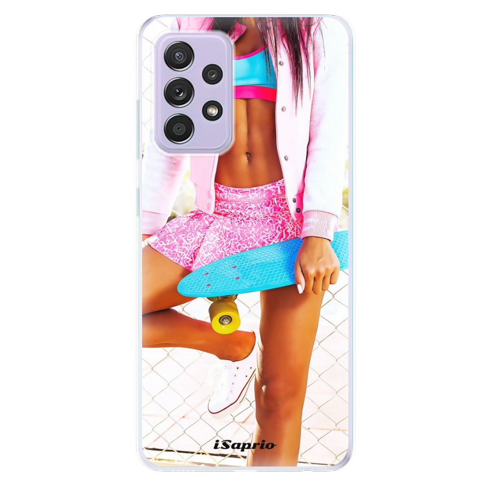Odolné silikonové pouzdro iSaprio - Skate girl 01 - Samsung Galaxy A52/A52 5G