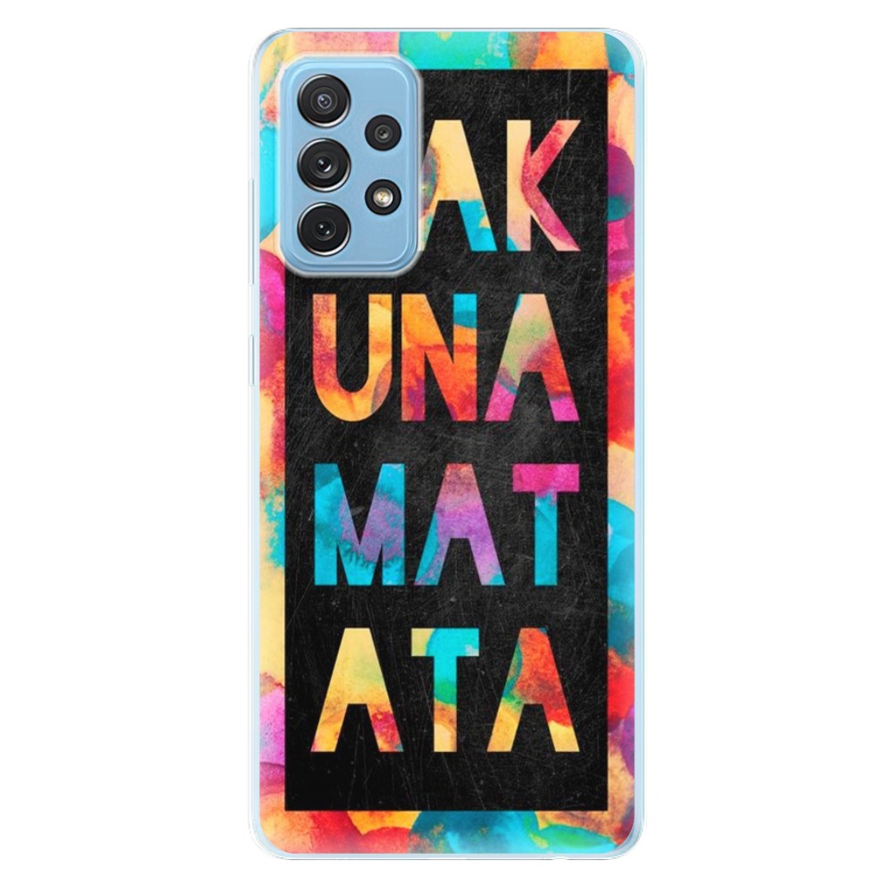 Odolné silikonové pouzdro iSaprio - Hakuna Matata 01 - Samsung Galaxy A72