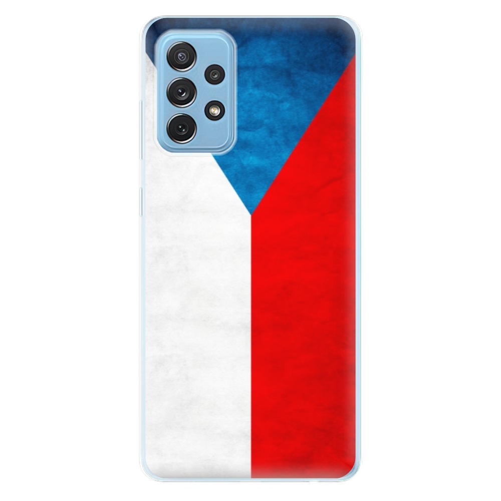 Odolné silikonové pouzdro iSaprio - Czech Flag - Samsung Galaxy A72