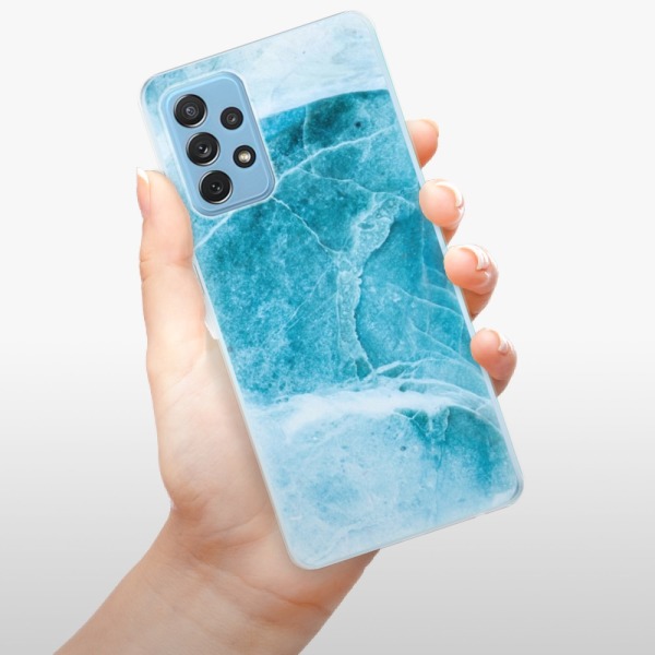 Silikonové pouzdro iSaprio - Samsung Galaxy A72 - Blue Marble