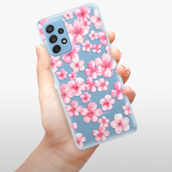 Silikonové pouzdro iSaprio - Samsung Galaxy A72 - Flower Pattern 05
