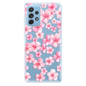 Silikonové pouzdro iSaprio - Samsung Galaxy A72 - Flower Pattern 05