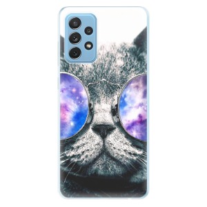 Silikonové pouzdro iSaprio - Samsung Galaxy A72 - Galaxy Cat