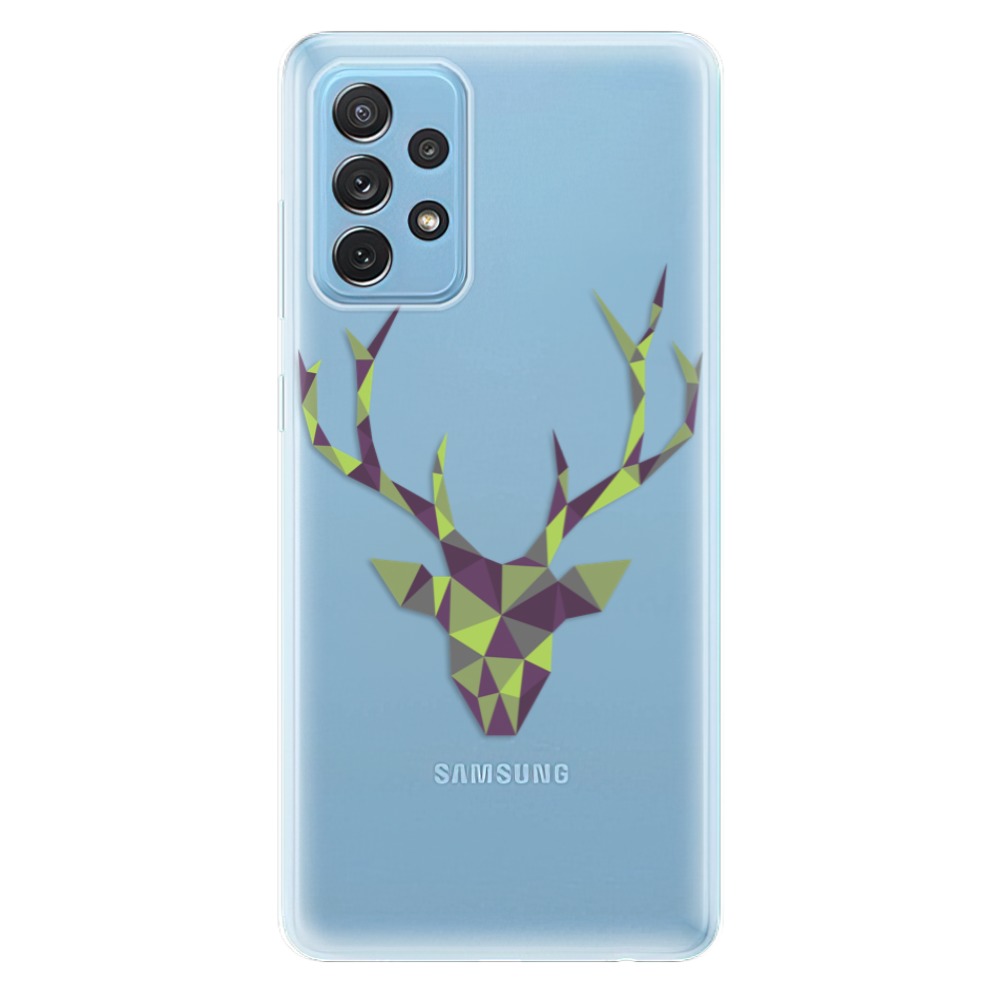 Odolné silikonové pouzdro iSaprio - Deer Green - Samsung Galaxy A72