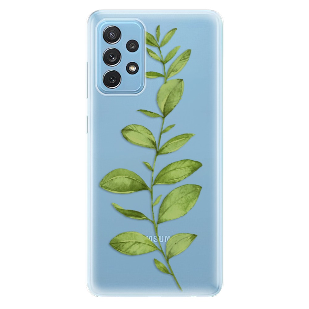 Odolné silikonové pouzdro iSaprio - Green Plant 01 - Samsung Galaxy A72