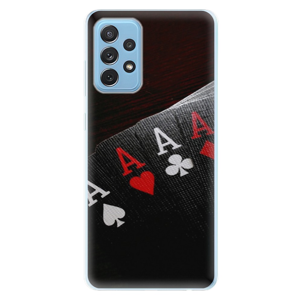 Odolné silikonové pouzdro iSaprio - Poker - Samsung Galaxy A72
