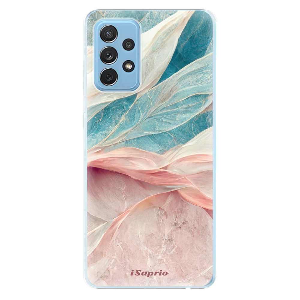 Odolné silikonové pouzdro iSaprio - Pink and Blue - Samsung Galaxy A72