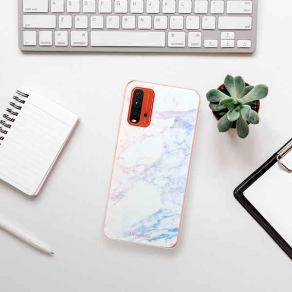 Silikonové pouzdro iSaprio - Xiaomi Redmi 9T / Xiaomi Poco M3 - Raibow Marble 10