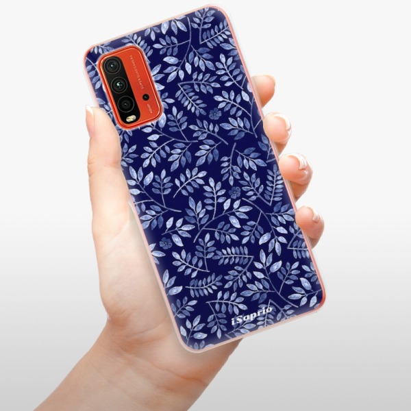 Silikonové pouzdro iSaprio - Xiaomi Redmi 9T / Xiaomi Poco M3 - Blue Leaves 05