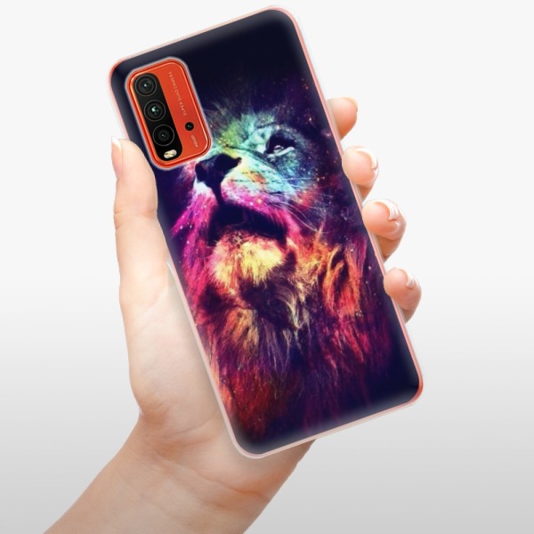 Silikonové pouzdro iSaprio - Xiaomi Redmi 9T / Xiaomi Poco M3 - Lion in Colors
