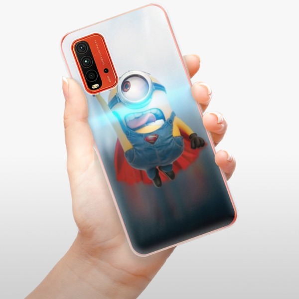 Silikonové pouzdro iSaprio - Xiaomi Redmi 9T / Xiaomi Poco M3 - Mimons Superman 02