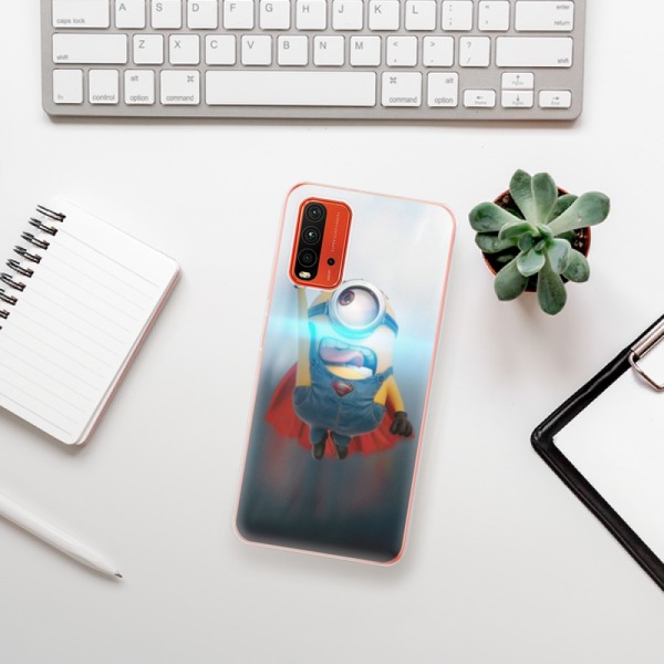 Silikonové pouzdro iSaprio - Xiaomi Redmi 9T / Xiaomi Poco M3 - Mimons Superman 02
