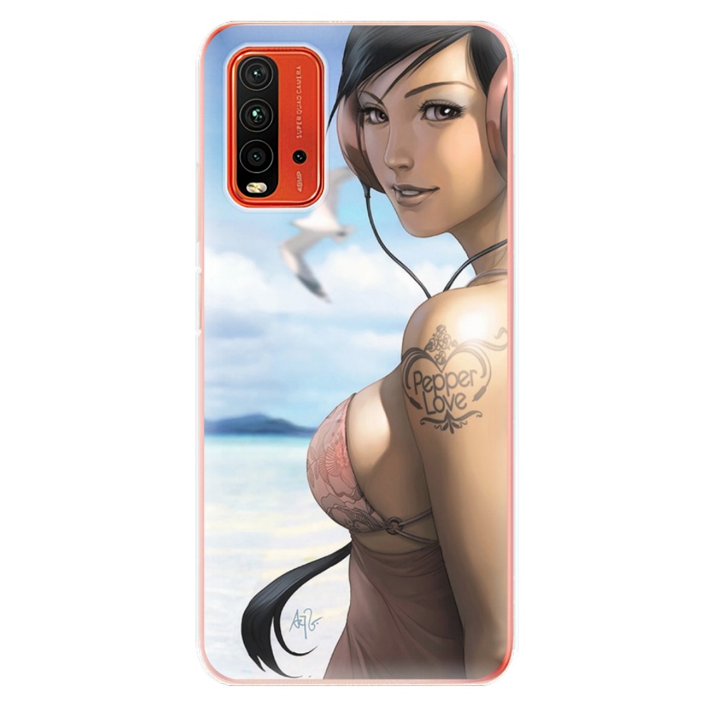 Odolné silikonové pouzdro iSaprio - Girl 02 - Xiaomi Redmi 9T
