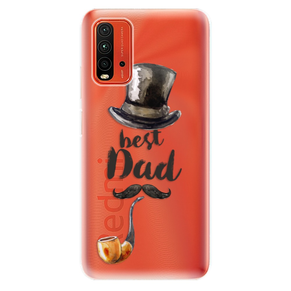 Odolné silikonové pouzdro iSaprio - Best Dad - Xiaomi Redmi 9T