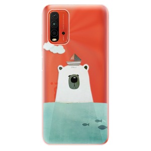 Odolné silikonové pouzdro iSaprio - Bear With Boat na mobil Xiaomi Redmi 9T / Xiaomi Poco M3