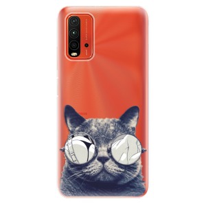 Odolné silikonové pouzdro iSaprio - Crazy Cat 01 na mobil Xiaomi Redmi 9T / Xiaomi Poco M3