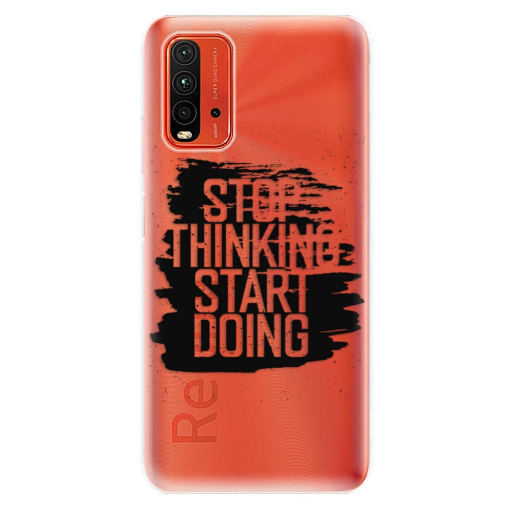 Odolné silikonové pouzdro iSaprio - Start Doing - black - Xiaomi Redmi 9T