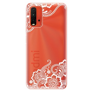 Silikonové pouzdro iSaprio - Xiaomi Redmi 9T / Xiaomi Poco M3 - White Lace 02