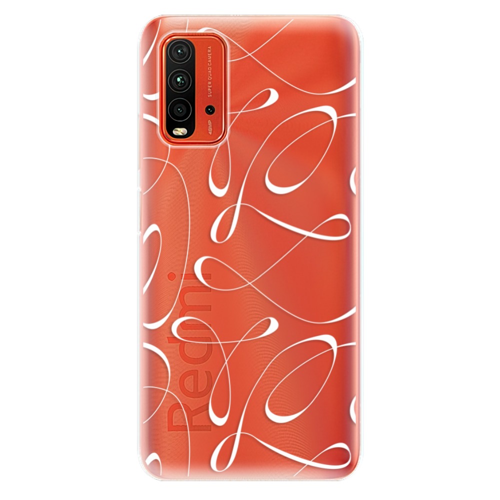 Odolné silikonové pouzdro iSaprio - Fancy - white na mobil Xiaomi Redmi 9T / Xiaomi Poco M3 (Odolný silikonový obal, kryt, pouzdro iSaprio - Fancy - white na mobilní telefon Xiaomi Redmi 9T / Xiaomi Poco M3)