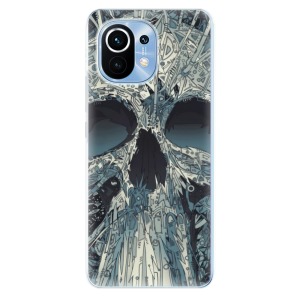 Odolné silikonové pouzdro iSaprio - Abstract Skull na mobil Xiaomi Mi 11