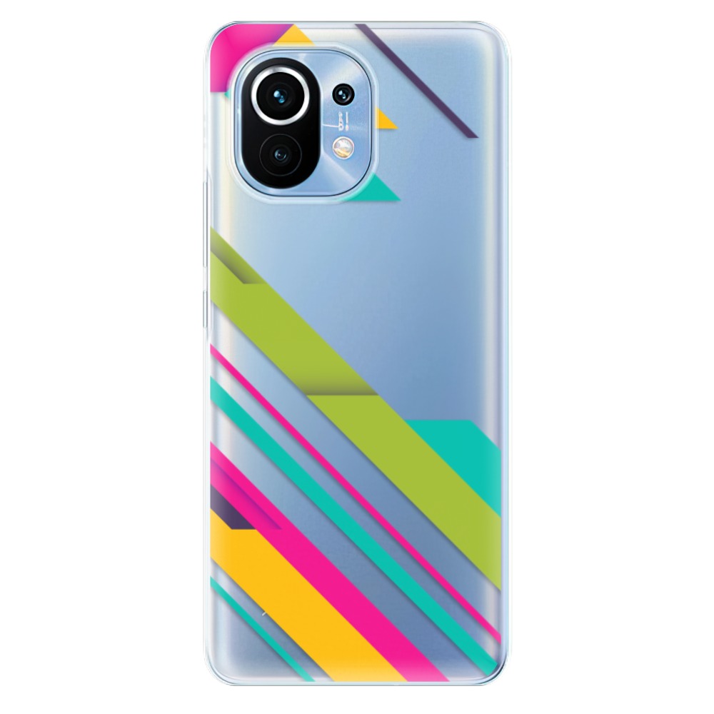 Odolné silikonové pouzdro iSaprio - Color Stripes 03 - Xiaomi Mi 11