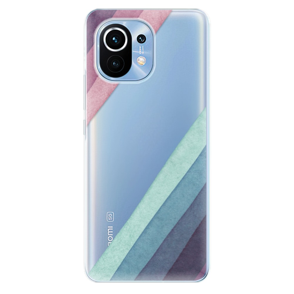 Odolné silikonové pouzdro iSaprio - Glitter Stripes 01 - Xiaomi Mi 11