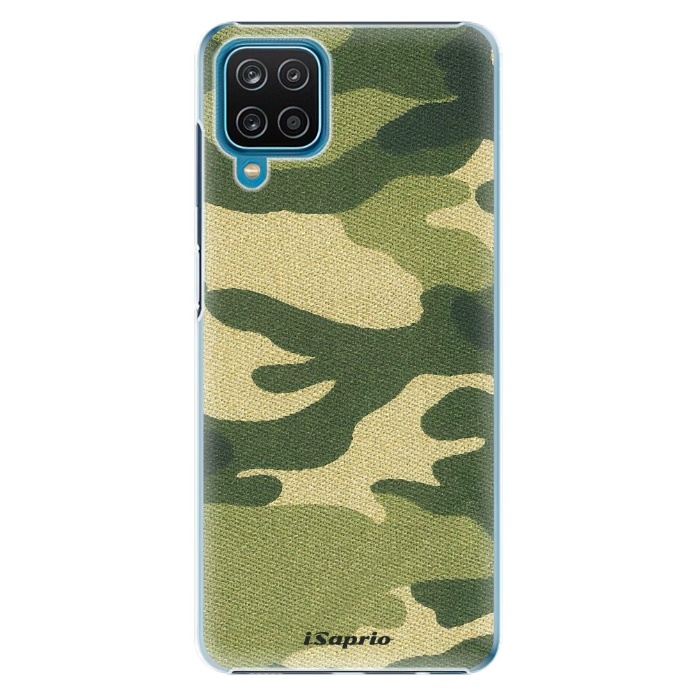 Plastové pouzdro iSaprio - Green Camuflage 01 - Samsung Galaxy A12