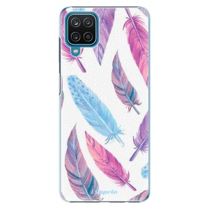 Plastové pouzdro iSaprio - Feather Pattern 10 na mobil Samsung Galaxy A12