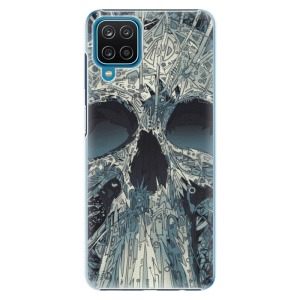 Plastové pouzdro iSaprio - Abstract Skull na mobil Samsung Galaxy A12