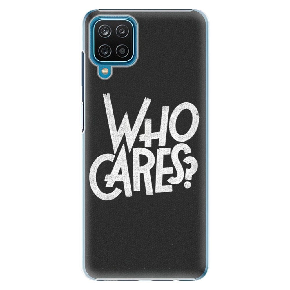 Plastové pouzdro iSaprio - Who Cares - Samsung Galaxy A12