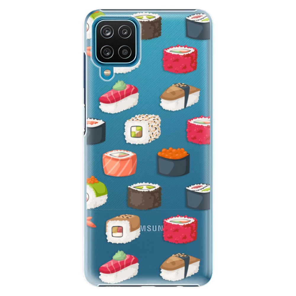 Plastové pouzdro iSaprio - Sushi Pattern - Samsung Galaxy A12