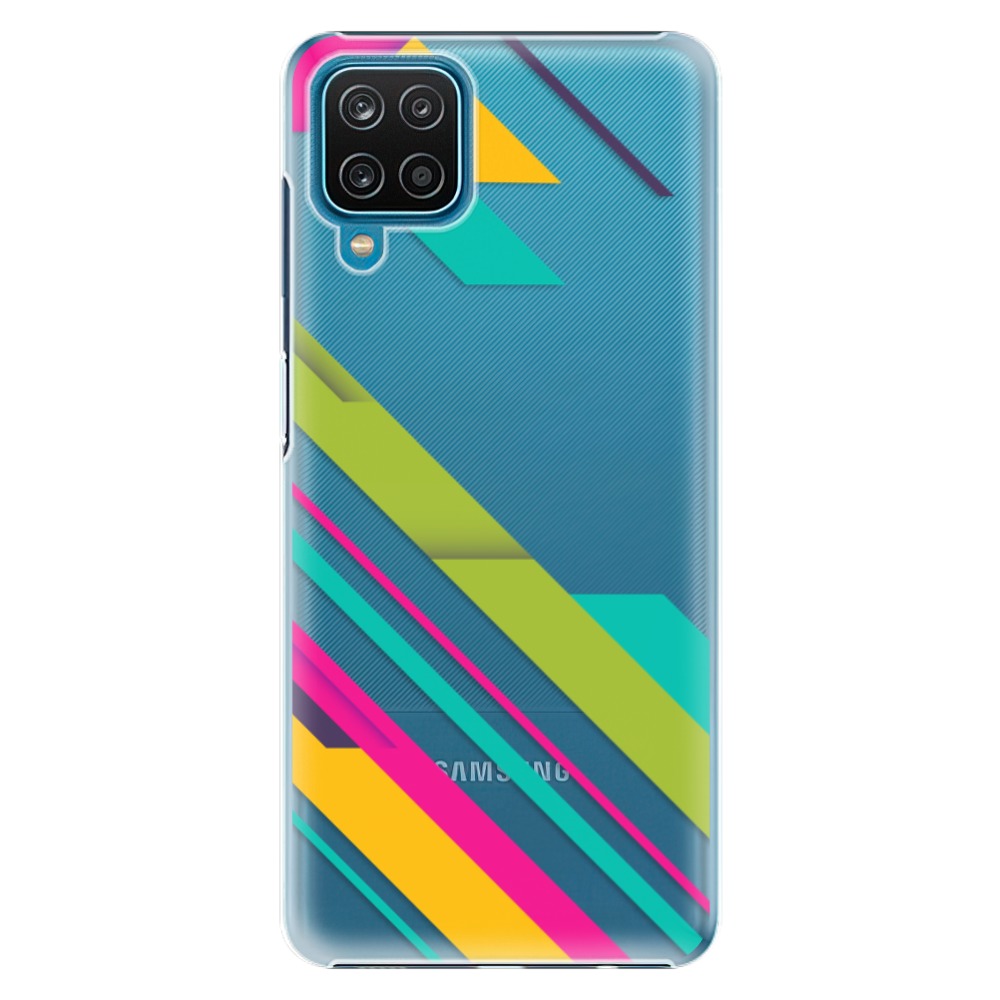 Levně Plastové pouzdro iSaprio - Color Stripes 03 - Samsung Galaxy A12