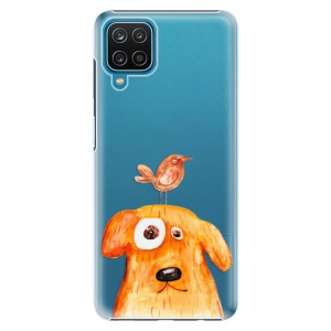 Plastové pouzdro iSaprio - Dog And Bird na mobil Samsung Galaxy A12