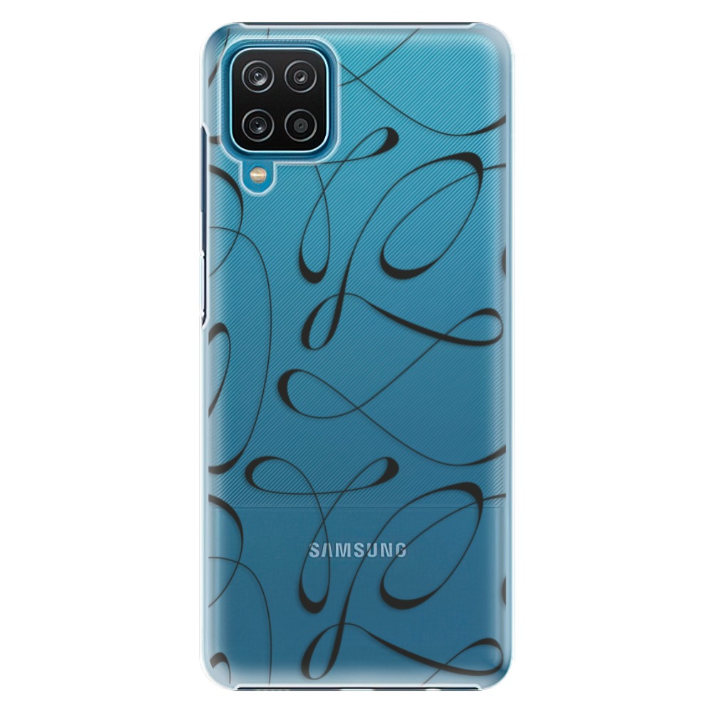 Plastové pouzdro iSaprio - Fancy - black - Samsung Galaxy A12