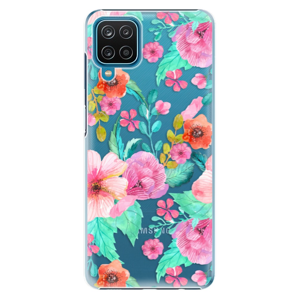 Plastové pouzdro iSaprio - Flower Pattern 01 - Samsung Galaxy A12