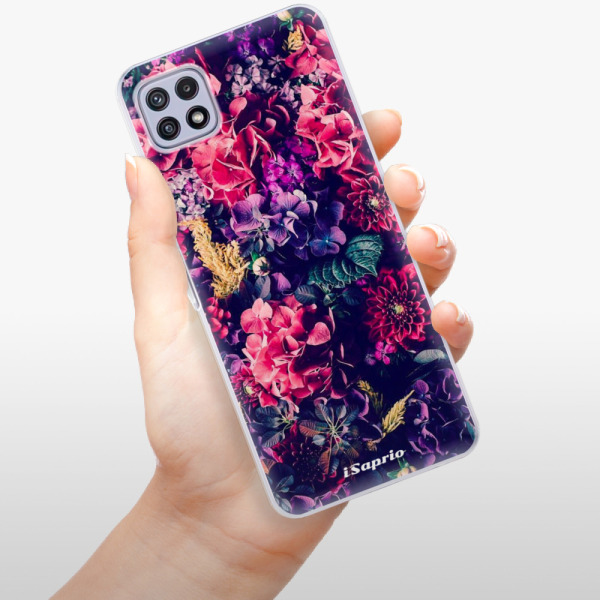 Silikonové pouzdro iSaprio - Samsung Galaxy A22 5G - Flowers 10