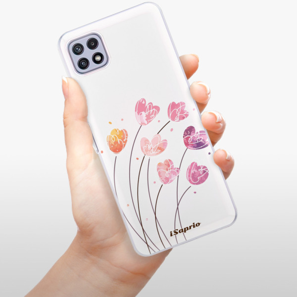Silikonové pouzdro iSaprio - Samsung Galaxy A22 5G - Flowers 14