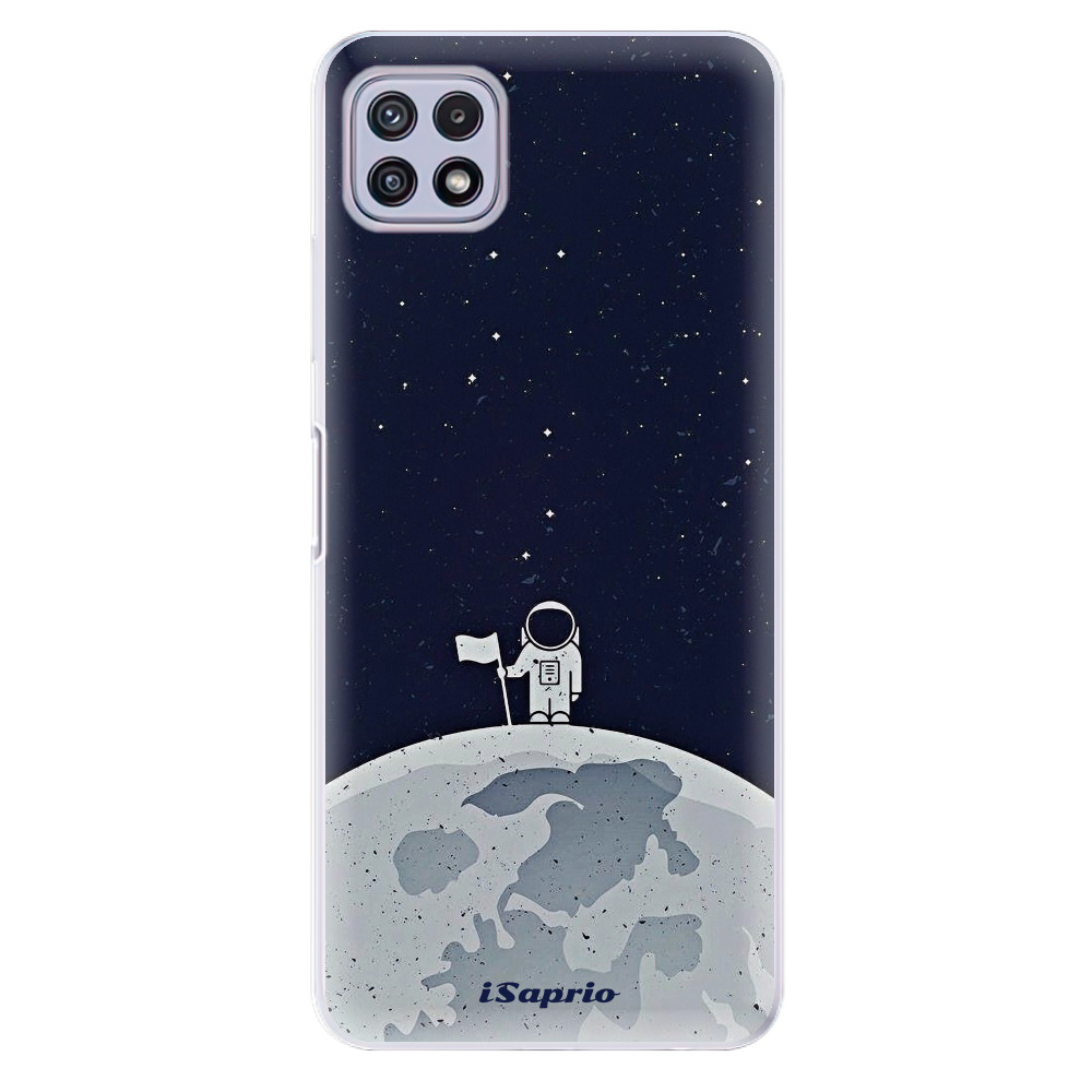 Odolné silikonové pouzdro iSaprio - On The Moon 10 na mobil Samsung Galaxy A22 5G (Odolný silikonový kryt, obal, pouzdro iSaprio - On The Moon 10 na mobilní telefon Samsung Galaxy A22 5G)