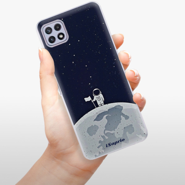 Silikonové pouzdro iSaprio - Samsung Galaxy A22 5G - On The Moon 10