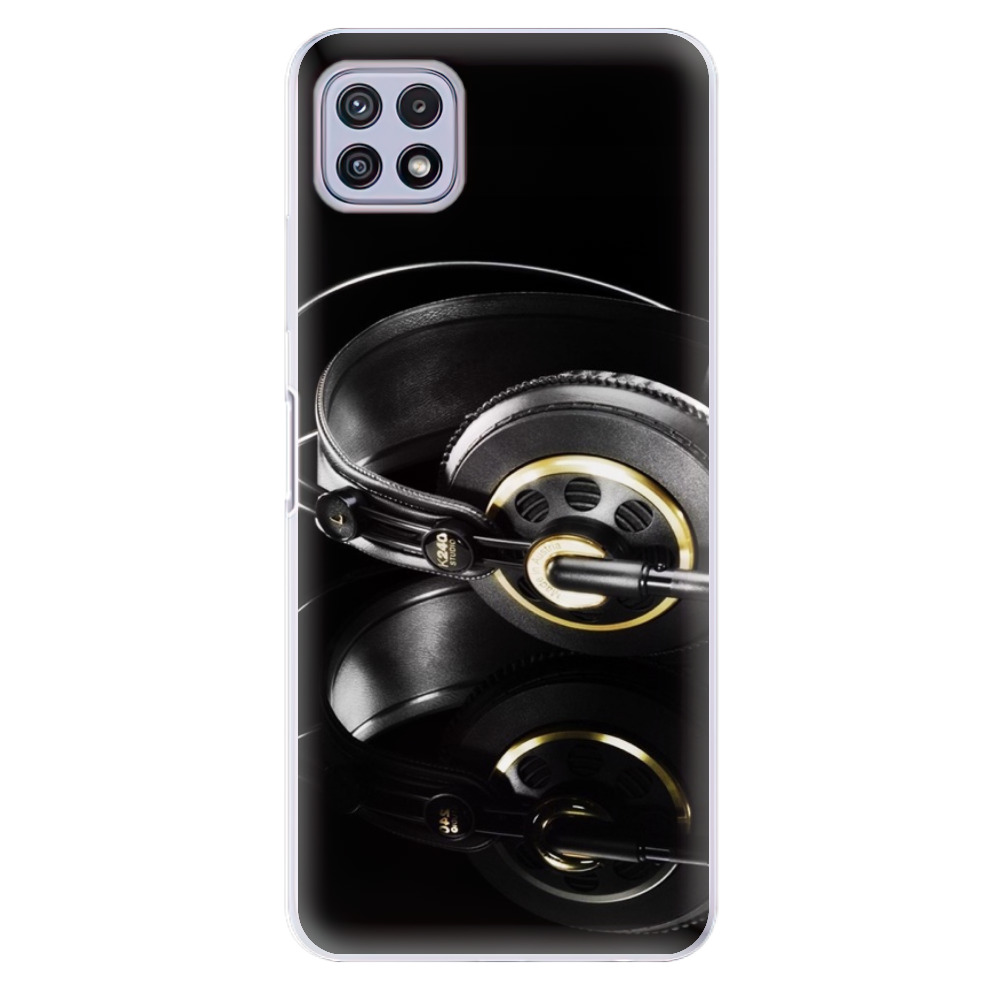 Odolné silikonové pouzdro iSaprio - Headphones 02 - Samsung Galaxy A22 5G