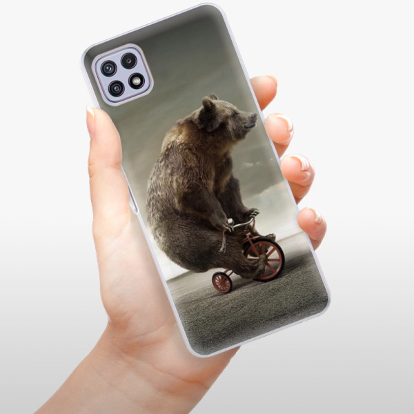 Silikonové pouzdro iSaprio - Samsung Galaxy A22 5G - Bear 01