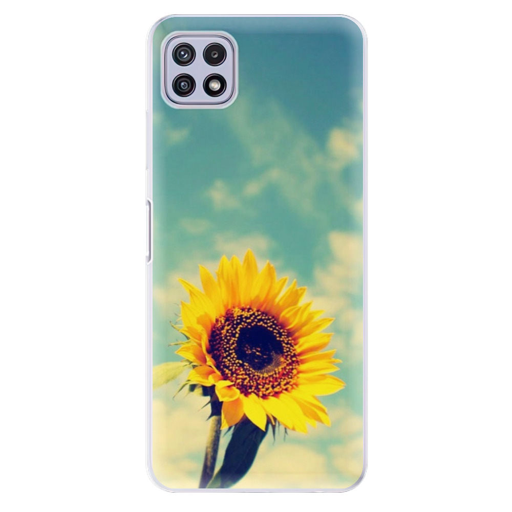 Odolné silikonové pouzdro iSaprio - Sunflower 01 - Samsung Galaxy A22 5G