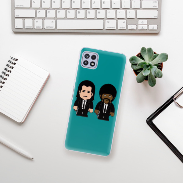 Silikonové pouzdro iSaprio - Samsung Galaxy A22 5G - Pulp Fiction