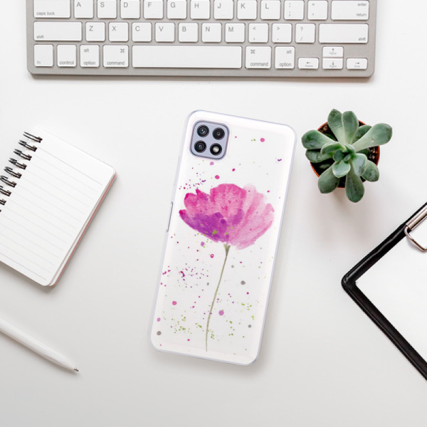 Silikonové pouzdro iSaprio - Samsung Galaxy A22 5G - Poppies