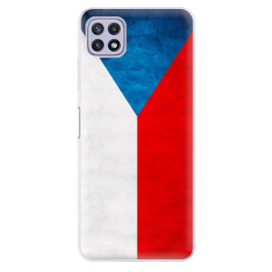 Silikonové pouzdro iSaprio - Samsung Galaxy A22 5G - Czech Flag