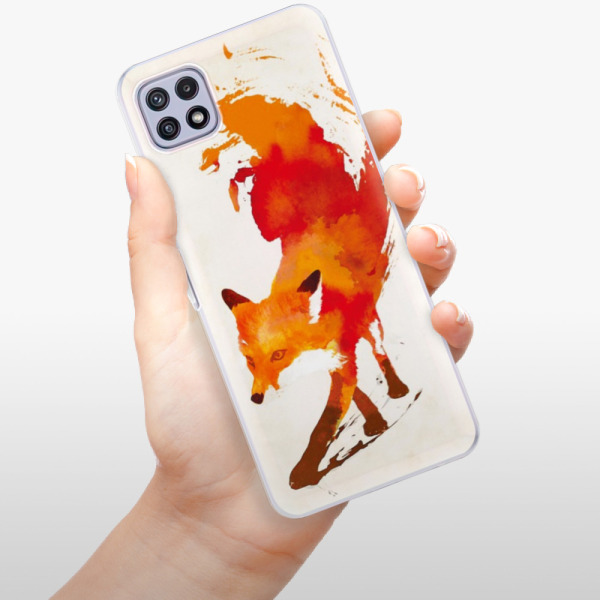 Silikonové pouzdro iSaprio - Samsung Galaxy A22 5G - Fast Fox