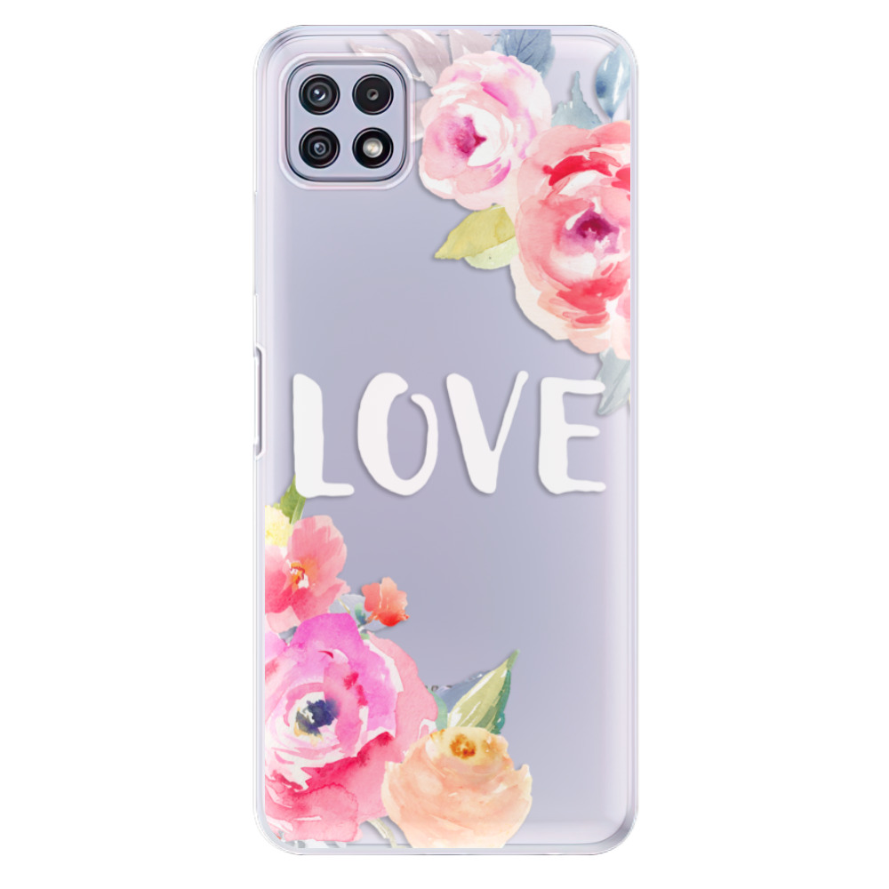 Odolné silikonové pouzdro iSaprio - Love - Samsung Galaxy A22 5G