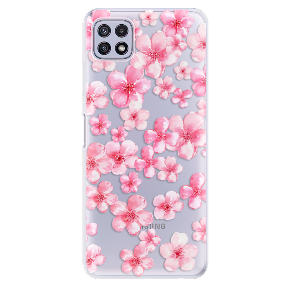 Odolné silikonové pouzdro iSaprio - Flower Pattern 05 na mobil Samsung Galaxy A22 5G (Odolný silikonový kryt, obal, pouzdro iSaprio - Flower Pattern 05 na mobilní telefon Samsung Galaxy A22 5G)