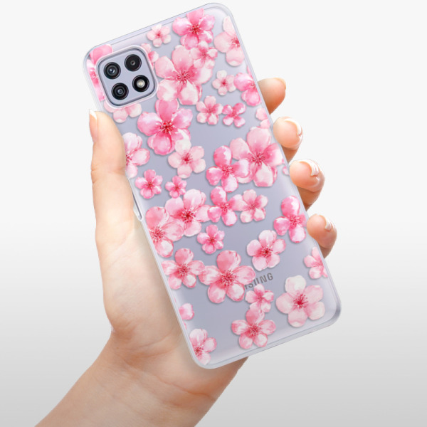 Silikonové pouzdro iSaprio - Samsung Galaxy A22 5G - Flower Pattern 05