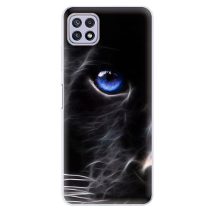 Silikonové pouzdro iSaprio - Samsung Galaxy A22 5G - Black Puma